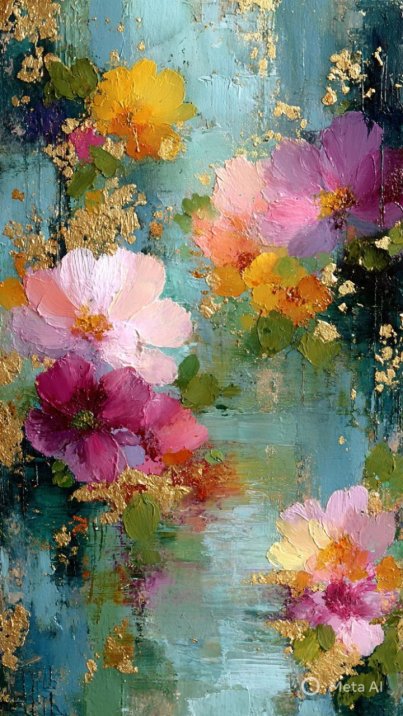 Maľba akrylovými farbami so zlatením 2026